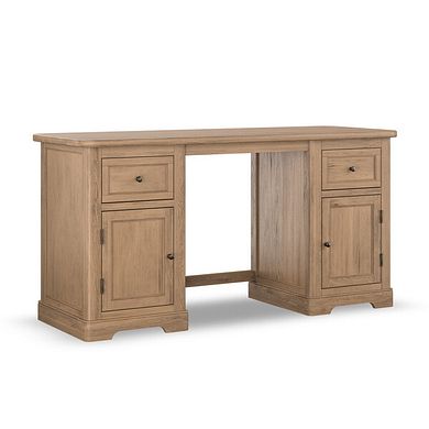 Brennan Antique Finish Solid Oak Desk