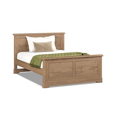 Brennan Antique Finish Solid Oak Double Bed