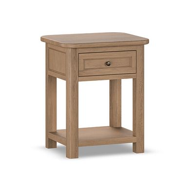 Brennan Antique Finish Solid Oak Side Table