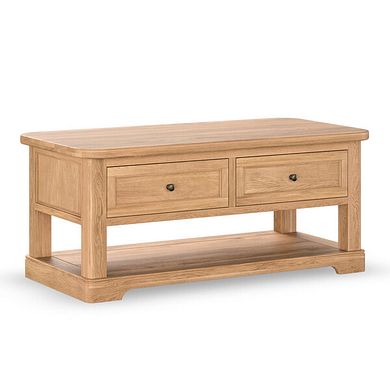 Brennan Natural Solid Oak Coffee Table