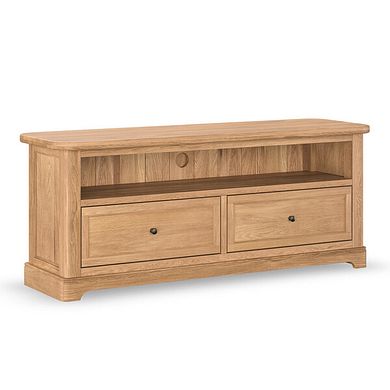 Brennan Natural Solid Oak Large TV Unit