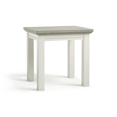 Brompton Painted Acacia and Ash Top Dressing Stool - Solid Hardwood