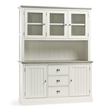 Brompton Painted Acacia and Ash Top Large Dresser - Solid Hardwood