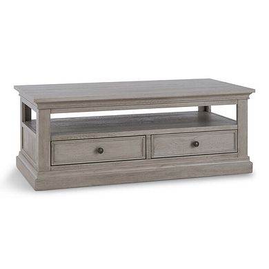 Burleigh Light Grey Coffee Table - Solid Hardwood