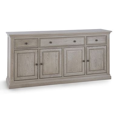 Burleigh Light Grey Extra Large Sideboard - Solid Hardwood