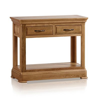 Canterbury Natural Solid Oak Console Table