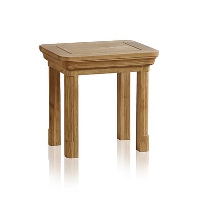 Canterbury Natural Solid Oak Dressing Stool