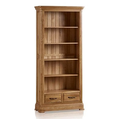 Canterbury Natural Solid Oak Tall Bookcase