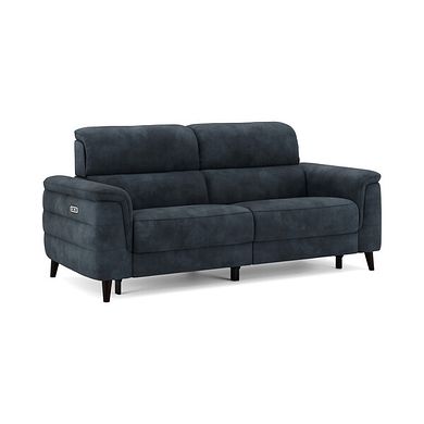 Cassius 3 Seater Power Recliner Sofa in Dexter Shadow Fabric