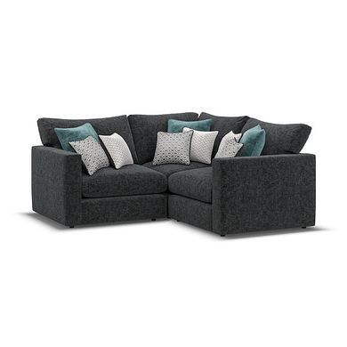 Malvern 3 Seat Modular Corner Sofa in Charcoal fabric - Group 1 