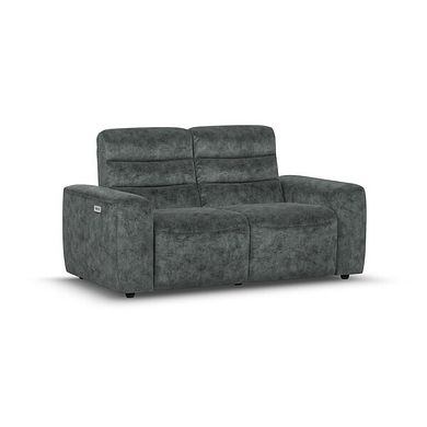 Cohen 2 Seater Electric Recliner in Dapple Grey Fabric