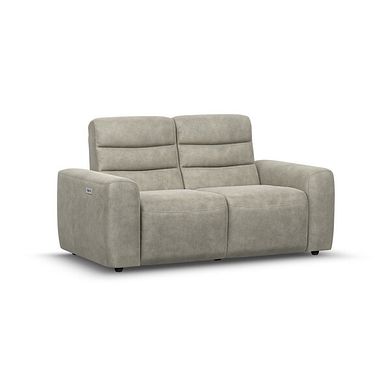 Cohen 2 Seater Electric Recliner in Miller Taupe Fabric