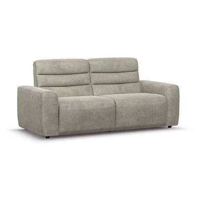 Cohen 3 Seater Electric Recliner in Miller Taupe Fabric