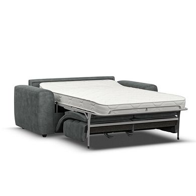 Cohen 3 Seater Sofa Bed in Miller Grey Fabric