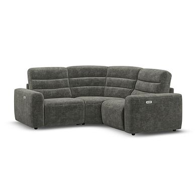 Cohen Group 1 Electric Recliner in Plush Charcoal Fabric