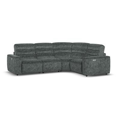 Cohen Group 2 Electric Recliner - Left Hand in Dapple Grey Fabric