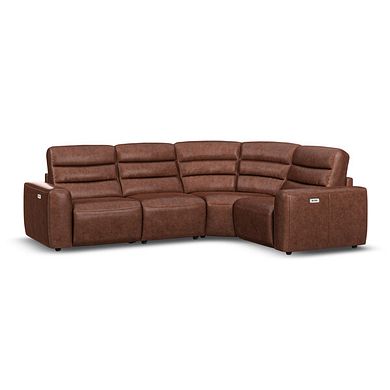 Cohen Group 2 Electric Recliner - Left Hand in Virgo Chestnut Leather