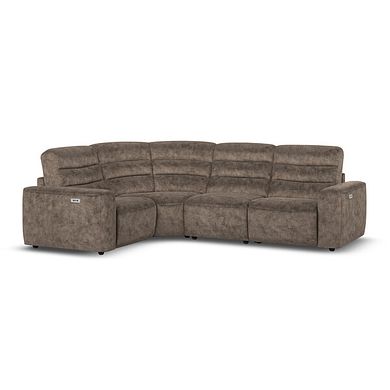 Cohen Group 2 Electric Recliner - Right Hand in Dapple Chocolate Fabric