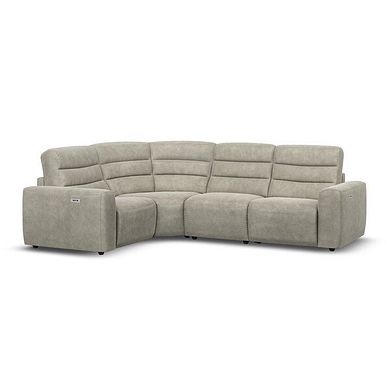 Cohen Group 2 Electric Recliner - Right Hand in Miller Taupe Fabric