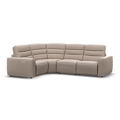 Cohen Group 2 Electric Recliner - Right Hand in Virgo Buff Leather