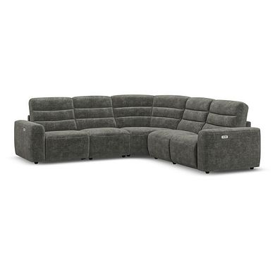 Cohen Group 3 Electric Recliner in Plush Charcoal Fabric