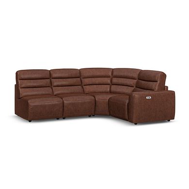 Cohen Group 5 ELectric Recliner in Virgo Chestnut Leather