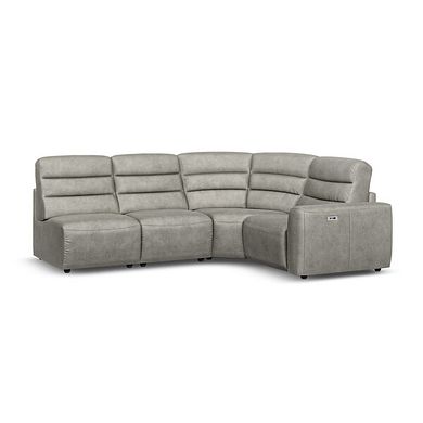 Cohen Group 5 ELectric Recliner in Virgo Platinum Leather