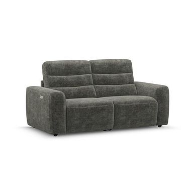 Cohen Group 8 Electric Recliner in Plush Charcoal Fabric