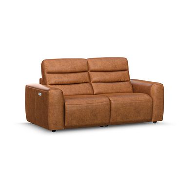 Cohen Group 8 Electric Recliner in Virgo Cognac Leather