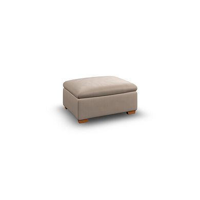 Cohen Storage Footstool in Virgo Buff Leather