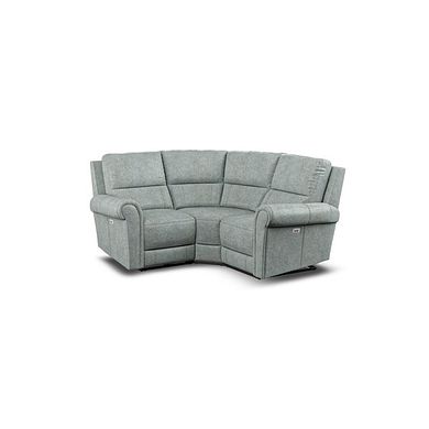 Colorado Electric Reclining Modular Group 1 in Santos Steel Fabric