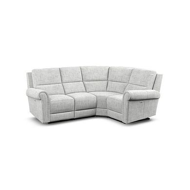 Colorado Electric Reclining Left Hand Modular Group 2 in Keswick Dove Fabric