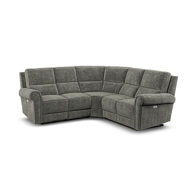 Colorado Electric Reclining Modular Group 3 in Plush Charcoal Fabric