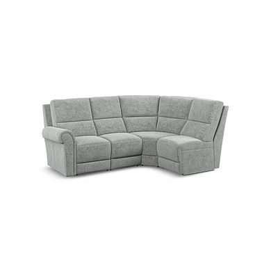 Colorado Electric Reclining Modular Group 4 in Hopsack Platinum Fabric