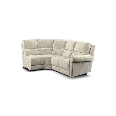 Colorado Electric Reclining Modular Group 5 in Plush Beige Fabric