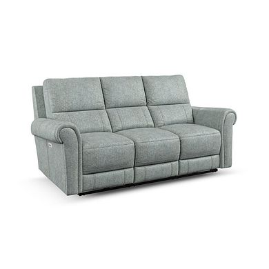 Colorado Electric Reclining Modular Group 9 in Santos Steel Fabric