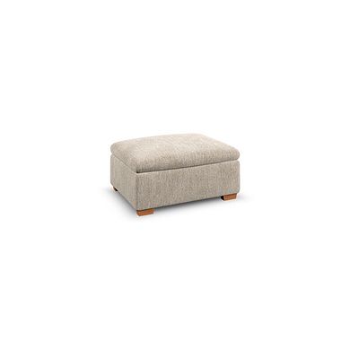 Colorado Storage Footstool in Jetta Beige Fabric