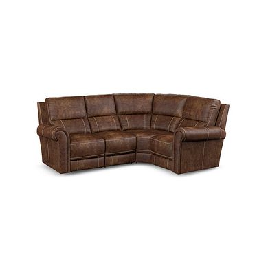 Colorado Left Hand Modular Group 2 in Ranch Dark Brown Fabric