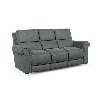 Colorado 3 Seater Sofa in Miller Grey Fabric