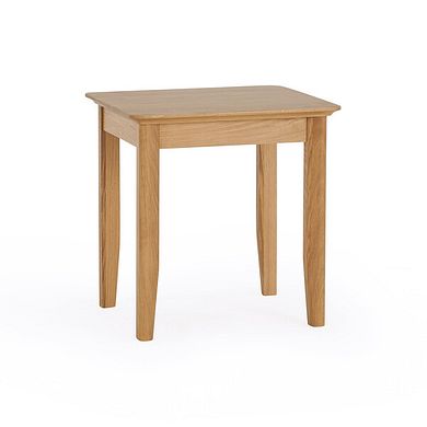 Copenhagen Natural Solid Oak Dressing Table Stool