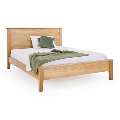 Copenhagen Natural Solid Oak King-Size Bed