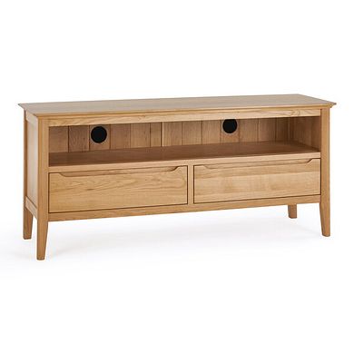 Copenhagen Natural Solid Oak Large TV Unit