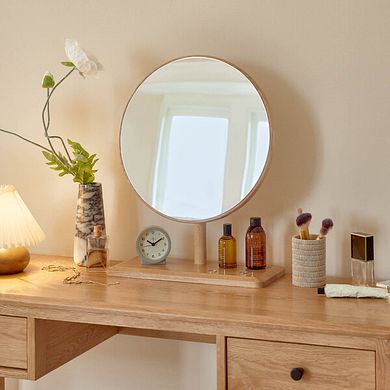 Corton Natural Oak Dressing Table Mirror
