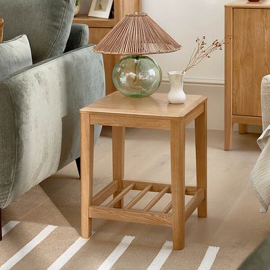Corton Natural Oak Side Table