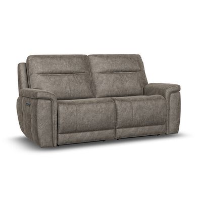 Dalton 3 Seater Electric Recliner Sofa in Marble Mink Fabric