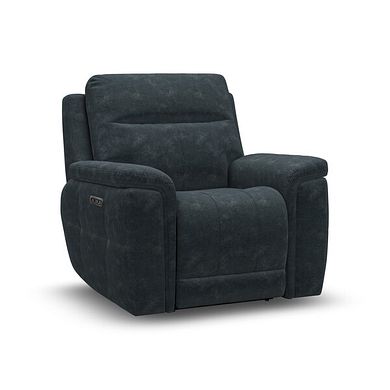 Dalton Electric Recliner Armchair in Dexter Shadow Fabric