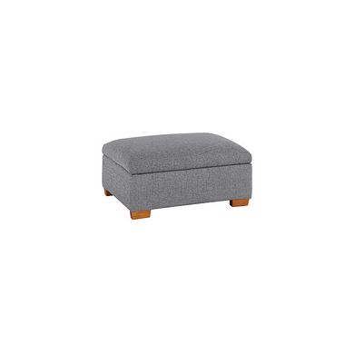 Eastbourne Storage Footstool in Santos Steel Fabric