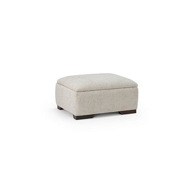 Dewsbury Storage Footstool in Milo Cream Fabric