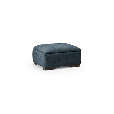 Dewsbury Storage Footstool in Milo Navy Fabric