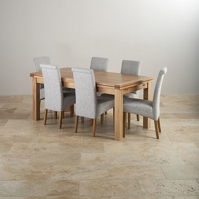 Dining Table and 6 chairs | Oak Furnitureland